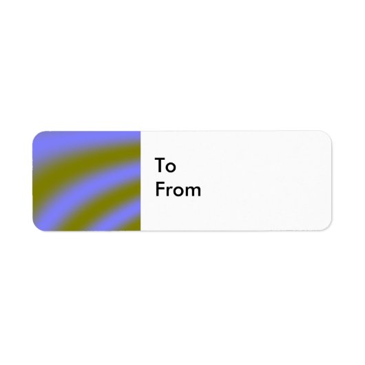 Fluorescent Clouds Custom Gift Tags (Vorne)