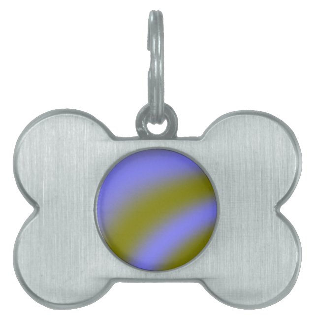 Fluorescent Clouds Pet Tag Tiermarke (Vorderseite)