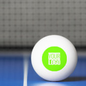 fluorescent green - add your  logo  tischtennisball (Netto)