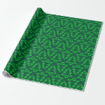 Fluorescent Green Christmas Trees Muster Geschenkpapier<br><div class="desc">Hochwertige bedruckte Matte, glänzend, Leinen oder extra starkes Tyvek Geschenkpapier. Hergestellt und gedruckt in den USA. Ideal für Geburtstag, Jubiläum und Hochzeitsgeschenke oder Weihnachtsgeschenke. Verwenden Sie es für Geschenke, Gastgeschenke oder Heimwerkerprojekte. Sie können die Größe des Musters ändern, um die Kachel größer oder kleiner zu machen. Klicken Sie auf die...</div>