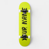 Fluorescent Neon Yellow Skateboard (Vorderseite)