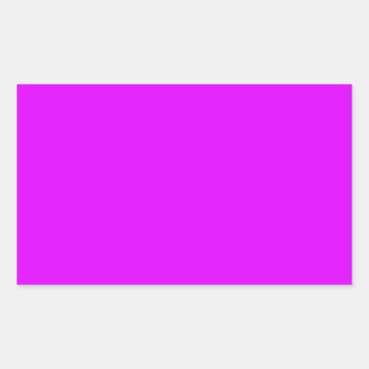 Fluorescent Purple Rechteckiger Aufkleber (Vorderseite)