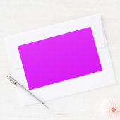 Fluorescent Purple Rechteckiger Aufkleber (Umschlag)