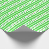 Fluorescent Saber-toothed Tiger Stripe Geschenkpapier (Ecke)