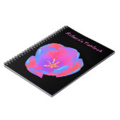 Fluorescent Tulip Anpassbare Notebooks Notizblock (Linke Seite)