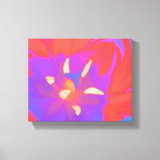 Fluorescent Tulip Canvas Print Leinwanddruck (Vorderseite)