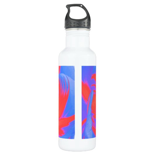 Fluorescent Tulip Edelstahlflasche (Rückseite)