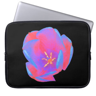 Fluorescent Tulip Laptop Bag Laptopschutzhülle