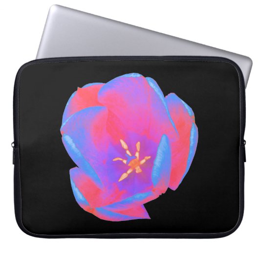 Fluorescent Tulip Laptop Bag Laptopschutzhülle (Vorderseite)