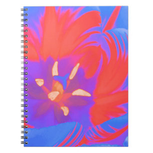 Fluorescent Tulip Notebook Notizblock