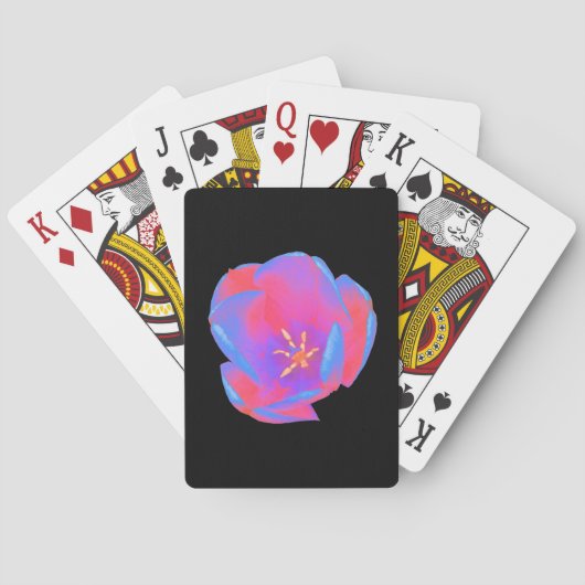Fluorescent Tulip Playing Cards Spielkarten (Rückseite)