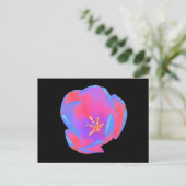 Fluorescent Tulip Postcard Postkarte (Stehend Vorderseite)
