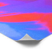 Fluorescent Tulip Poster (Ecke)