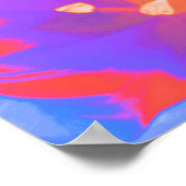 Fluorescent Tulip Poster (Ecke)
