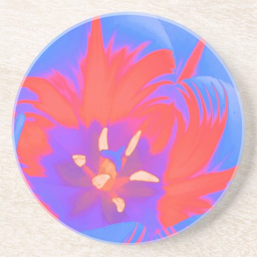 Fluorescent Tulip Untersetzer (Vorne)