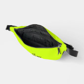 Fluorescent Yellow "I m Fluorescent" Festival Bauchtasche (Offen)