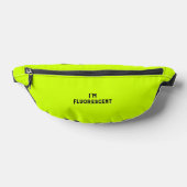Fluorescent Yellow "I m Fluorescent" Festival Bauchtasche (Ablage )