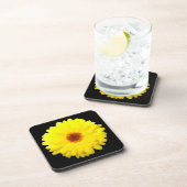 Fluorescent Yellow Marigold Cork Untersetzer (Rechte Seite)