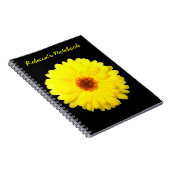 Fluorescent Yellow Marigold - individualisierbares Notizblock (Rechte Seite)