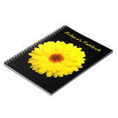 Fluorescent Yellow Marigold - individualisierbares Notizblock (Linke Seite)