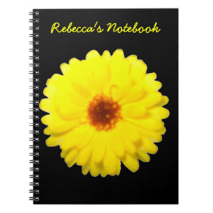 Fluorescent Yellow Marigold - individualisierbares Notizblock