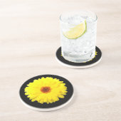 Fluorescent Yellow Marigold Untersetzer (Seite)