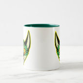 Fluoreszenz-Cartoon Cat Tasse (Mittel)