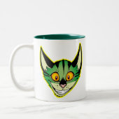 Fluoreszenz-Cartoon Cat Tasse (Links)