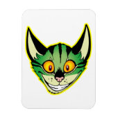 Fluoreszenz-Cartoon Kat Flexible Magnet (Vertikal)