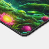 Fluoreszenz-Frosch, Augen-fangene Neontiere Schreibtischunterlage (Ecke)