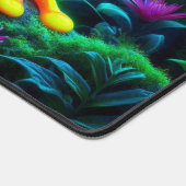 Fluoreszenz-Frosch, Augen-fangene Neontiere Schreibtischunterlage (Ecke)