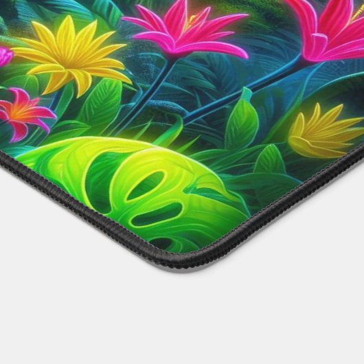 Fluoreszenz-Frosch, Augen-fangene Neontiere Schreibtischunterlage (Ecke)