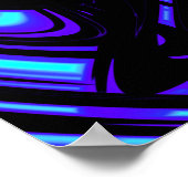 Fluoreszenz-Leinwand/Poster-Druck Poster (Ecke)