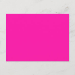 Fluoreszenz Orchid Hot Orchid Pink Personalisiert Postkarte