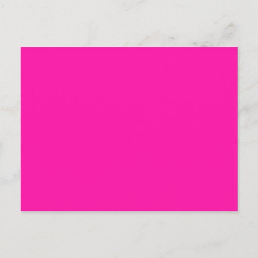 Fluoreszenz Orchid Hot Orchid Pink Personalisiert Postkarte (Vorderseite)