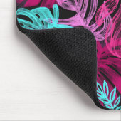 Fluoreszenz-tropische Blätter Mousepad (Ecke)