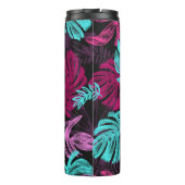 Fluoreszenz-tropische Blätter Thermosbecher (Rückseite)