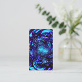 Fluoreszenz-Visitenkarte Visitenkarte (Stehend Vorderseite)