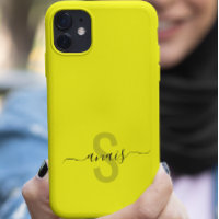 Fluoreszenzfarbname der Neon Color Monogram