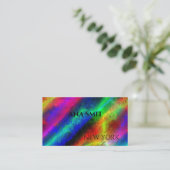 Fluoreszenzfarbspektrum-Visitenkarte Visitenkarte (Stehend Vorderseite)