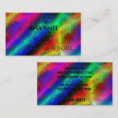 Fluoreszenzfarbspektrum-Visitenkarte Visitenkarte (Vorne/Hinten)