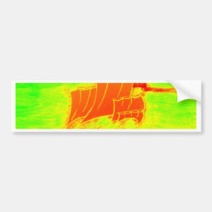 Fluoreszenzsegler Autoaufkleber