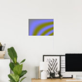 Fluoreszenzwolken-Poster Poster (Heimbüro)