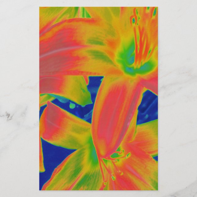 fluoreszierende Blume (Vorderseite)