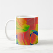 fluoreszierende Blume Kaffeetasse (Links)