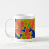 fluoreszierende Blume Kaffeetasse (Links)