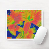 fluoreszierende Blume Mousepad (Mit Mouse)