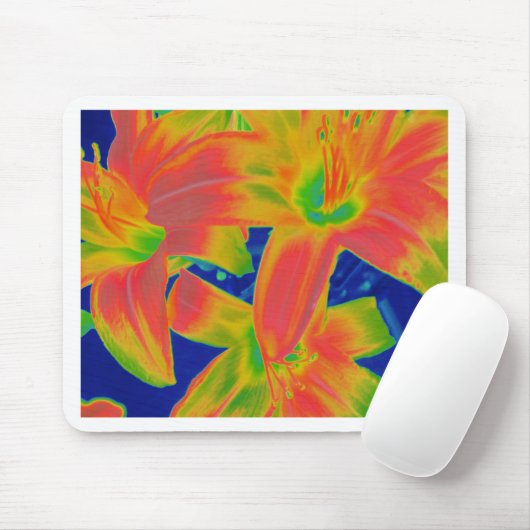 fluoreszierende Blume Mousepad (Mit Mouse)