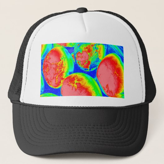 fluoreszierende Eier 1 Truckerkappe (Vorderseite)