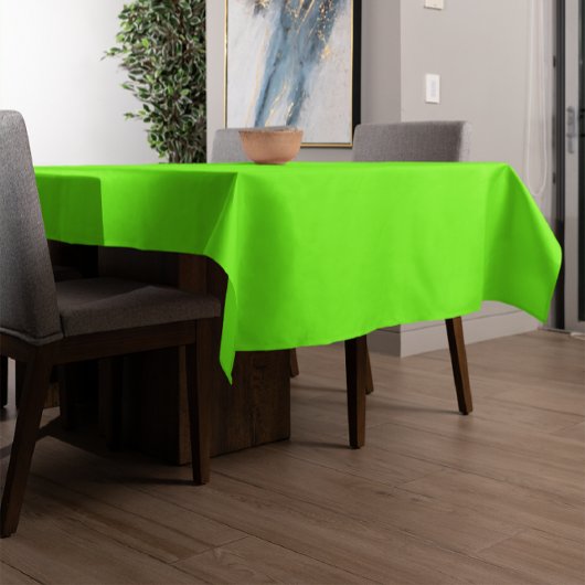 fluoreszierende grüne Vollfarbe Tischdecke